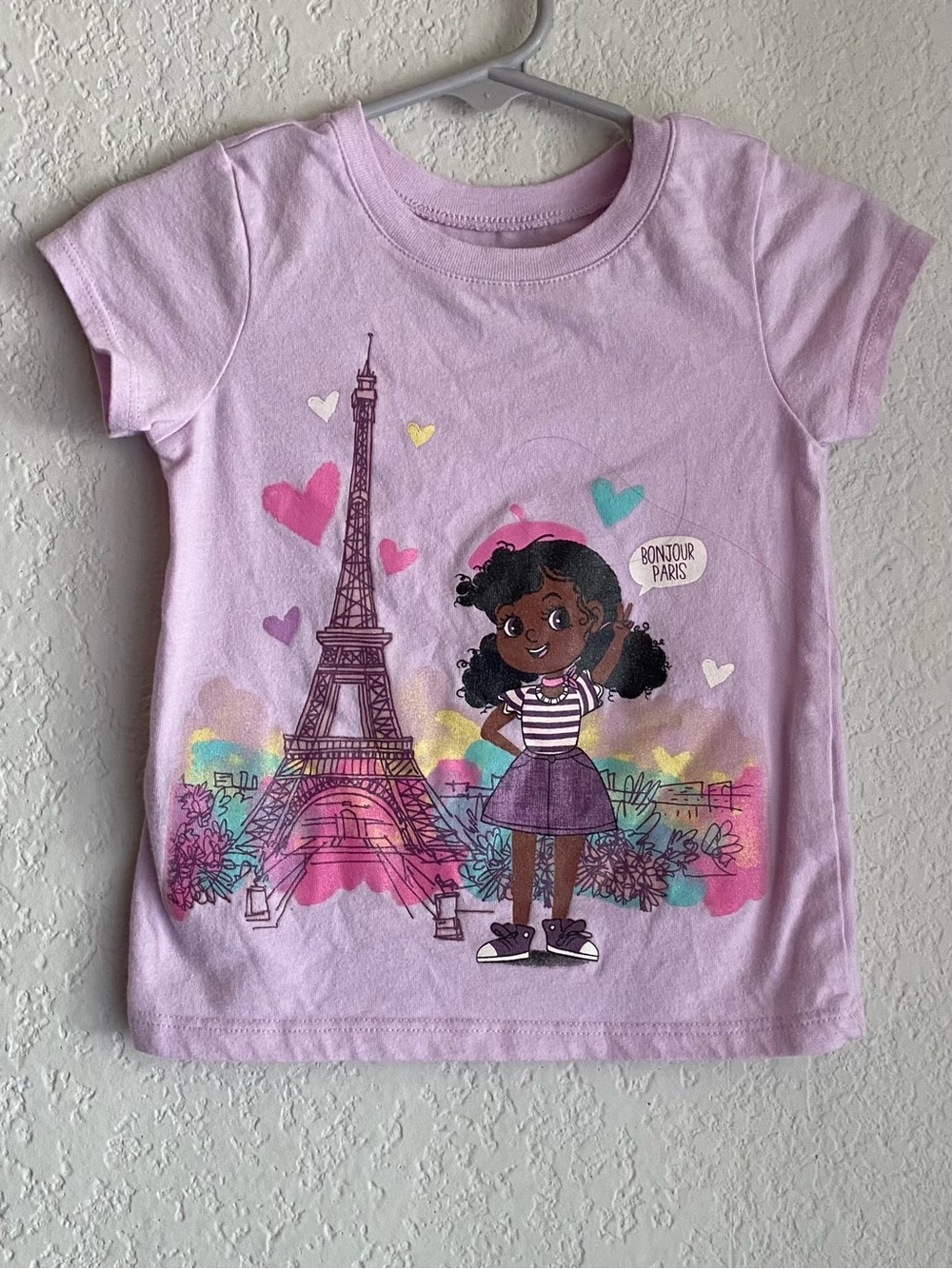 The Children's Place Lavender Paris Graphic Tee